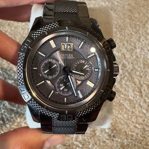 GUESS Black Chronograph Watch